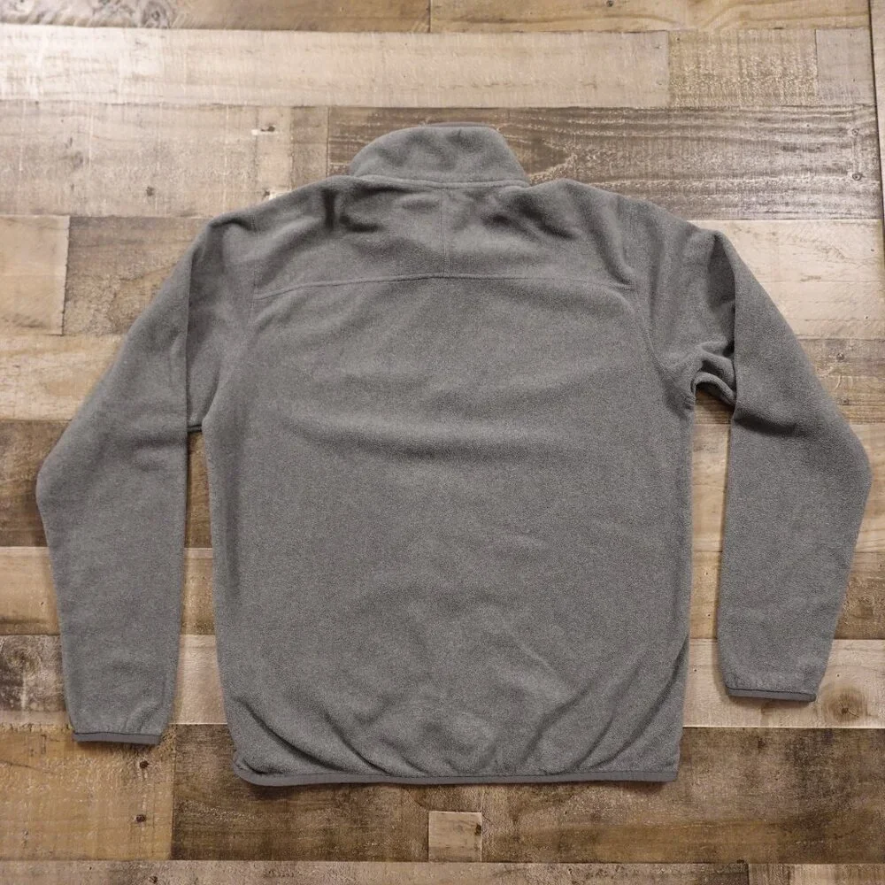 The North Face Men’s Gray Polartec Quarter-Zip Fleece Pullover Size Medium‎